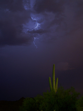 Storm Approaching Fountain Hills (12x16)