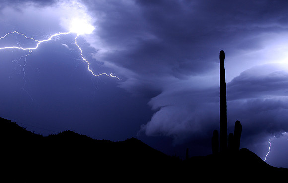 Arcus Clouds over Saguaro