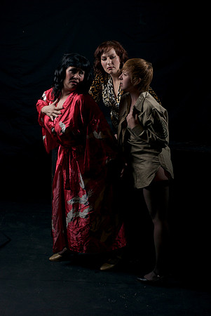 Vivian (Johanna Carlisle), Eva (Tracy Payne), and Terry (Katie Harroff)
