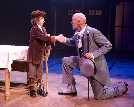 Tiny Tim and Scrooge