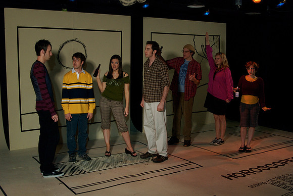 Beethoven, CB, Tricia, Matt, Van, CB's Sister, and Marcy